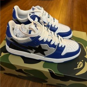 Navy Bape Sk8 Sta #1 in Sz 7